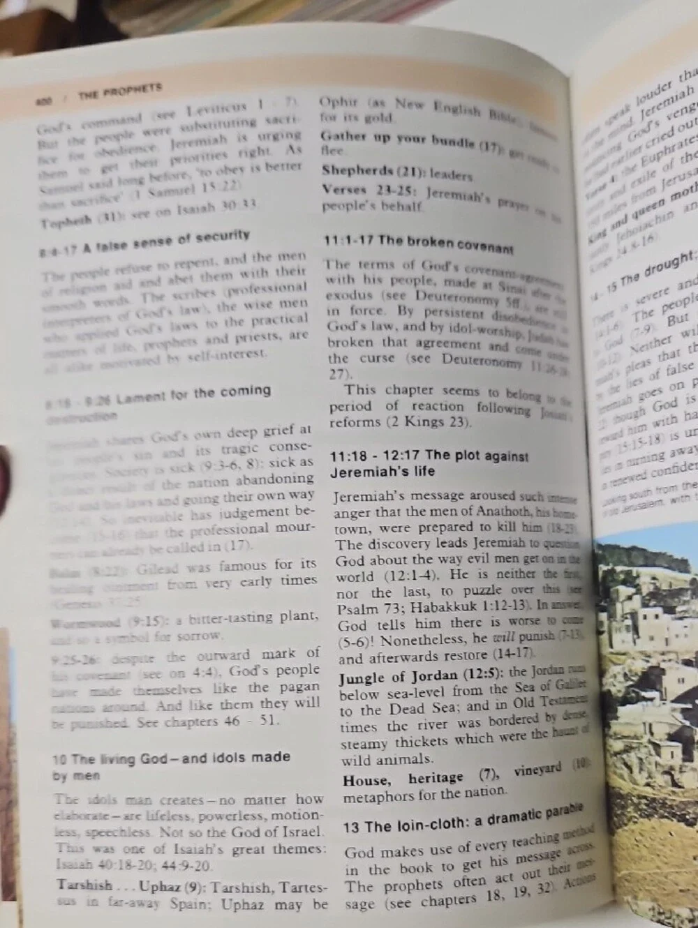 Red Handbook to the Bible - Gold Lettering